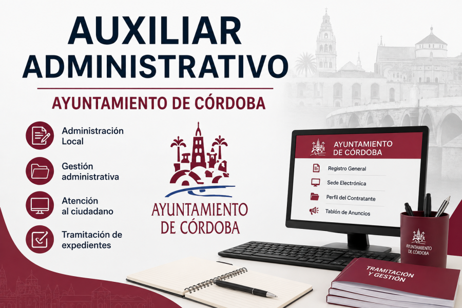 Oposición Auxiliar Administrativo Ayuntamiento de Córdoba
